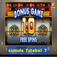 sumula futebol 7 society excel